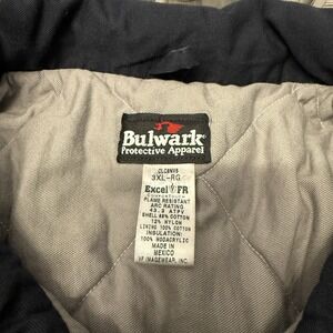 Bulwark 3XL CLC8NV Flame Resistant Premium Insulated Coverall Navy Blue